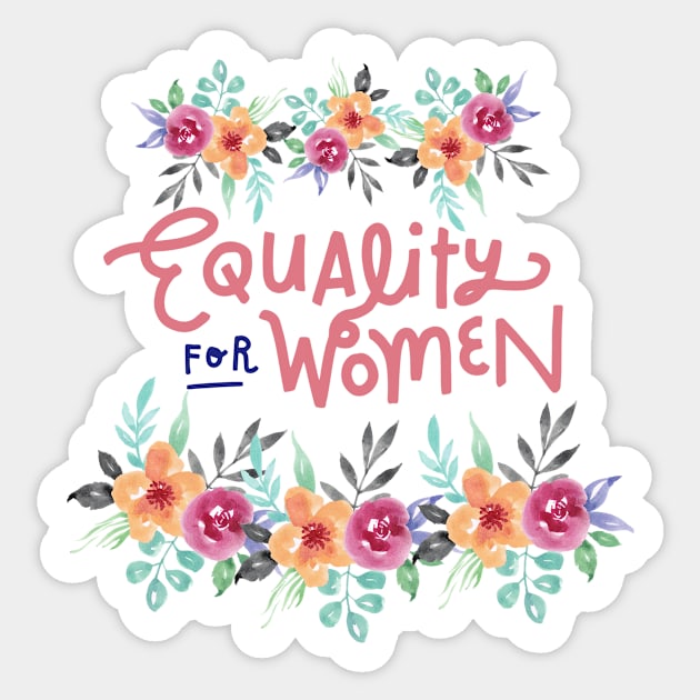 Equality women Sticker by François Belchior